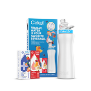 22oz. White Stainless Steel Bottle Starter Kit - Daily Set