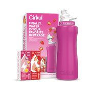 32oz. Hot Pink Stainless Steel Bottle Starter Kit - Fresh Pair