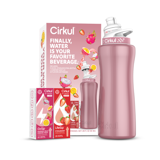 32oz. Rose Gold Stainless Steel Bottle Starter Kit - Ready Routine